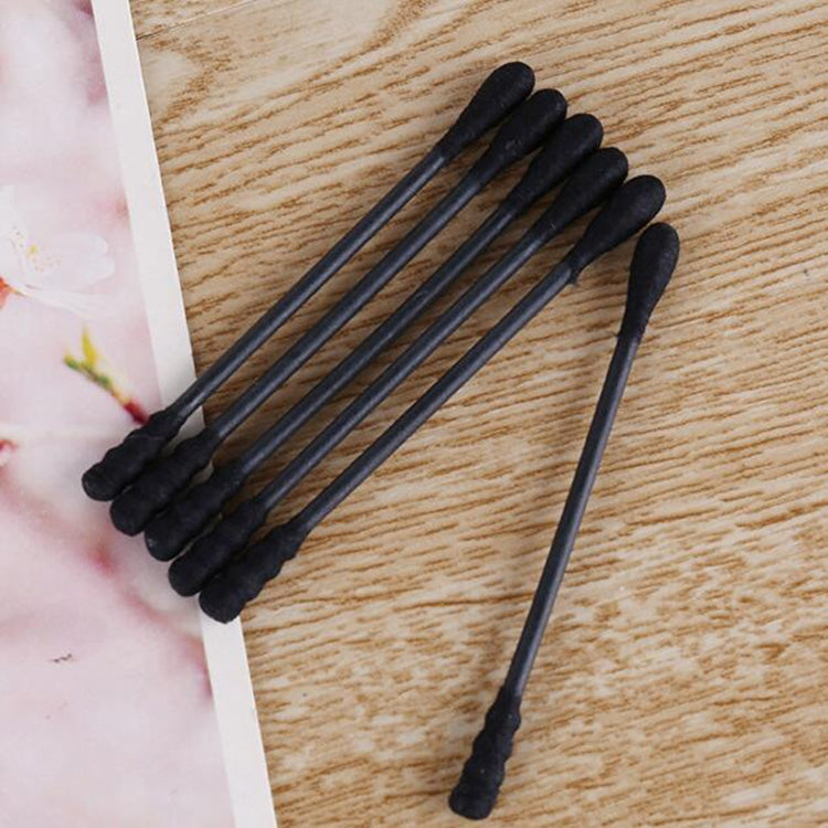 Disposable Spiral Makeup Cotton Swab Portable Cleaning Makeup Tool
