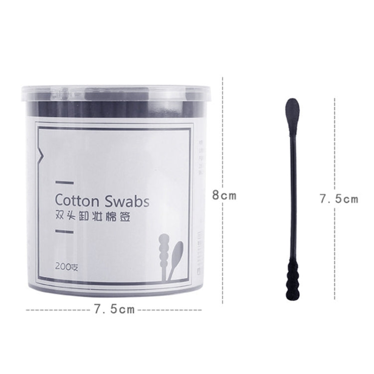 Disposable Spiral Makeup Cotton Swab Portable Cleaning Makeup Tool
