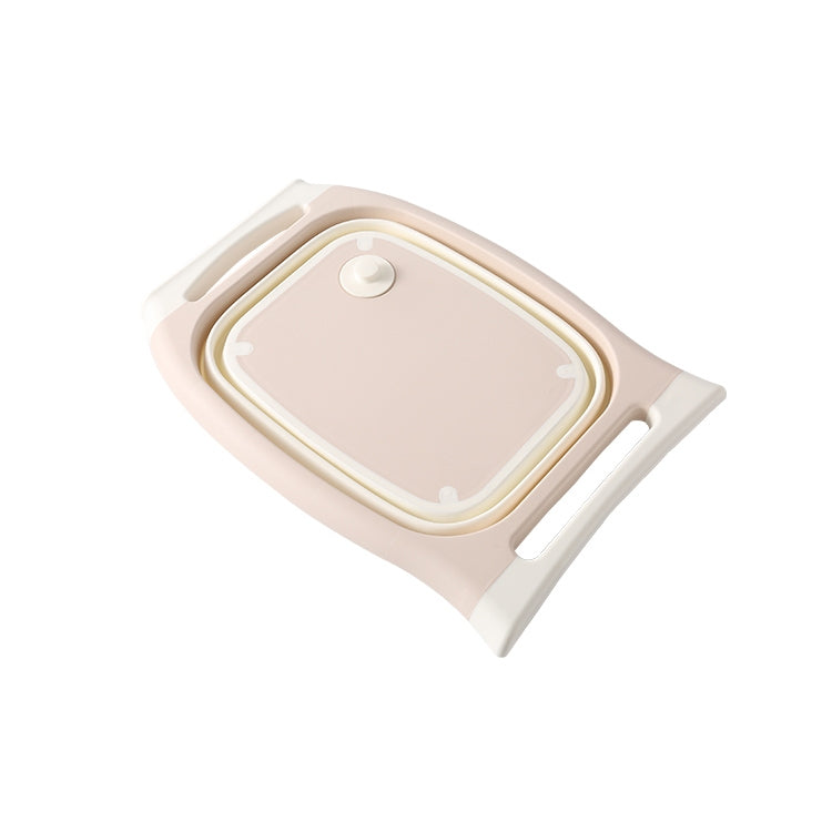 Multifunctional Cutting Board Kitchen Foldable Vegetable Washing Basin, Size:Large