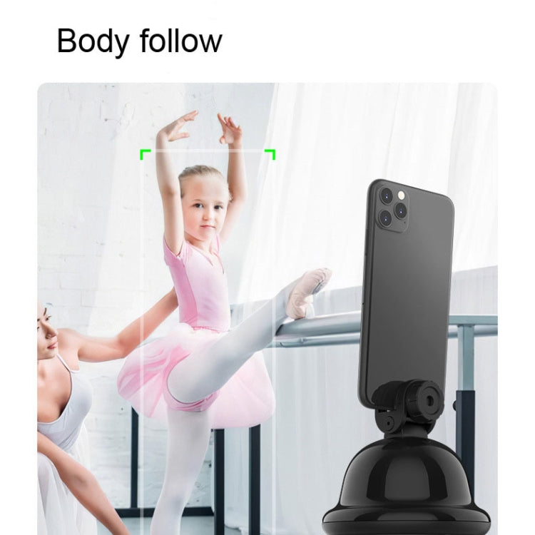 U-2 360 Degree Rotation Panoramic Head Auto AI Face Tracking Object Tracking Holder With Phone Clamp for Smartphones, GoPro, DSLR Cameras