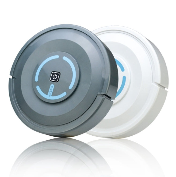 Smart Mini Sweeping Robot Lazy Household Cleaner, Specification:Battery Version(White)