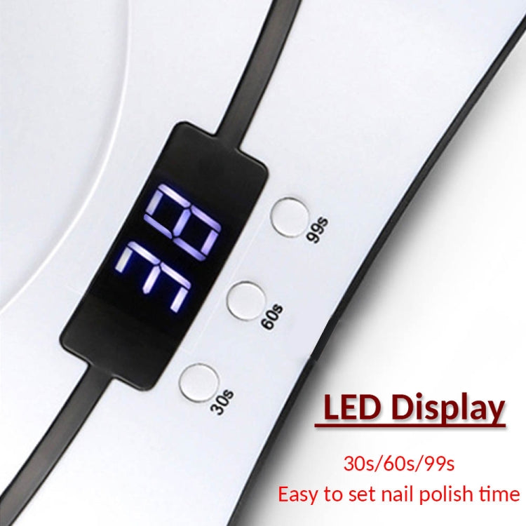 UV Lamp LED Nail Lamp Nail Dryer Fingernail Gel Curing Sensor, Color:36W UV LED lamp