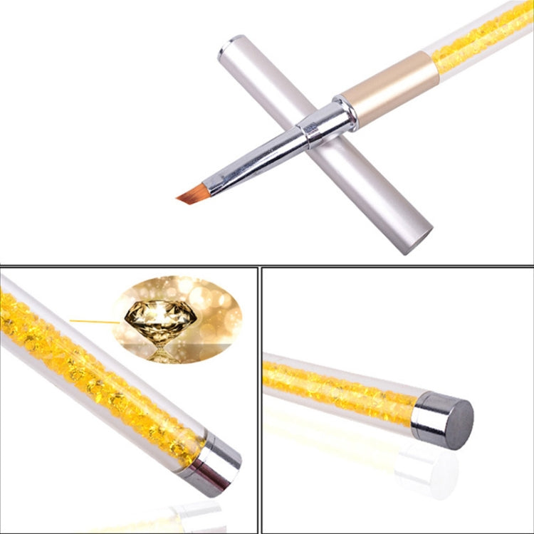 3 PCS Manicure Tool Set Crystal Carved Light Therapy Pen 3D Special Painted Drawing Flower Diamond Rod