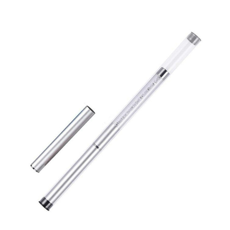 3 PCS Manicure Tool Set Crystal Carved Light Therapy Pen 3D Special Painted Drawing Flower Diamond Rod