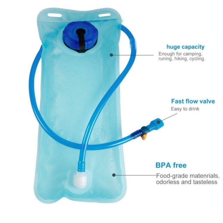 2 PCS Outdoor Cycling Water Bag Sports Water Bottle Backpack Water Bag, Random Style Delivery, Capacity:2L