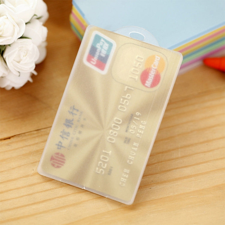 Card Holder Cover Slim PVC Transparent IC Card Bus Credit Card Cover Case Holder