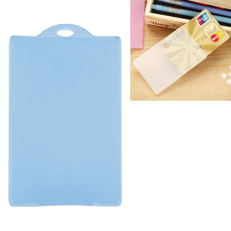 Card Holder Cover Slim PVC Transparent IC Card Bus Credit Card Cover Case Holder