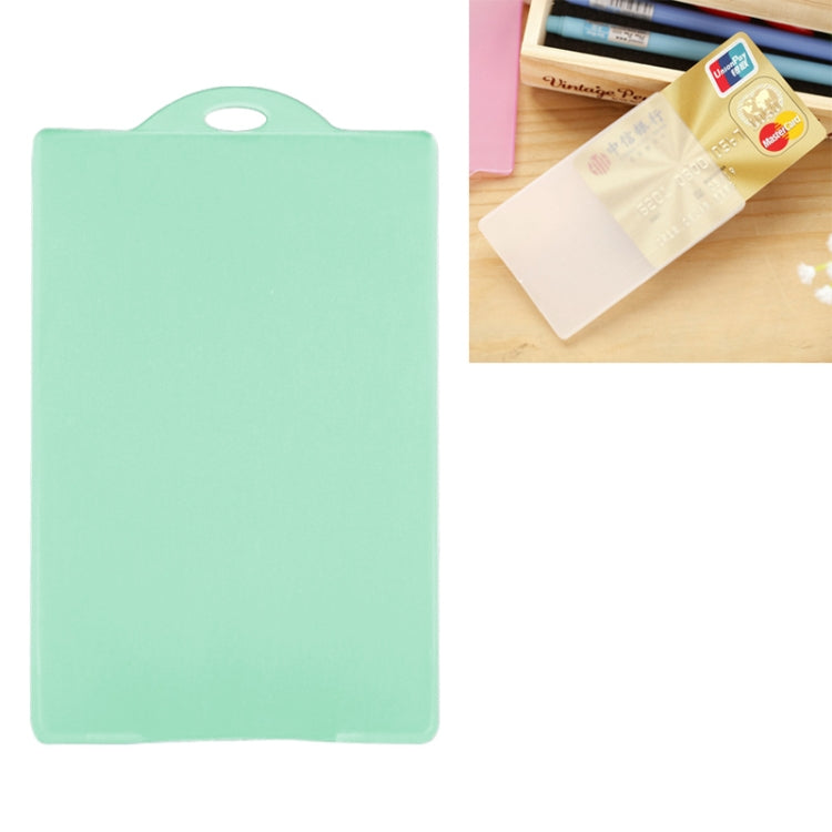 Card Holder Cover Slim PVC Transparent IC Card Bus Credit Card Cover Case Holder