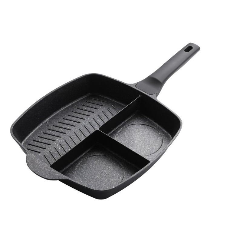 3 In 1 Multifunctional Steak Frying Pan Breakfast Pan Non-Stick Pan