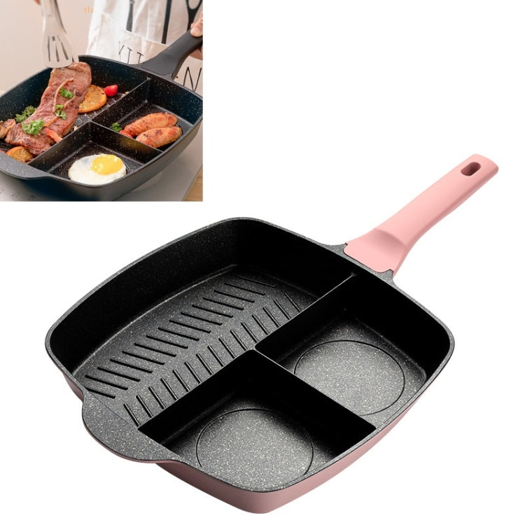 3 In 1 Multifunctional Steak Frying Pan Breakfast Pan Non-Stick Pan