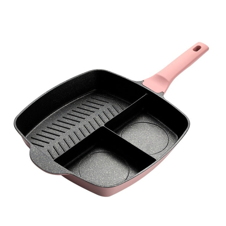 3 In 1 Multifunctional Steak Frying Pan Breakfast Pan Non-Stick Pan