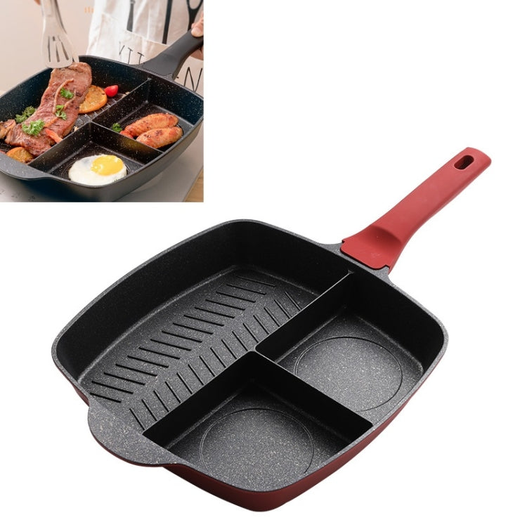 3 In 1 Multifunctional Steak Frying Pan Breakfast Pan Non-Stick Pan