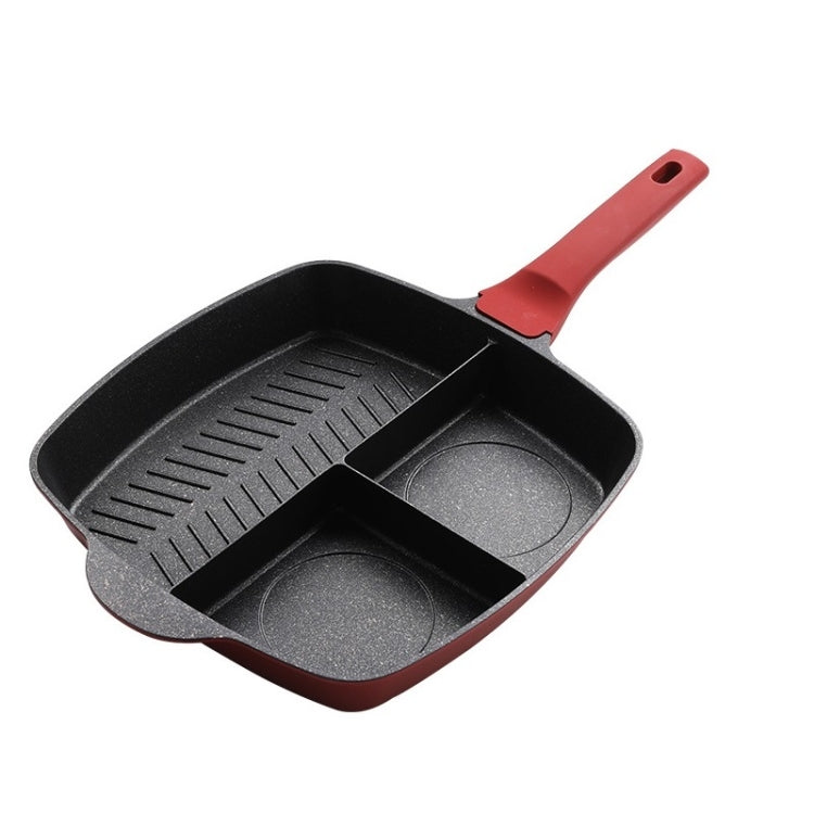 3 In 1 Multifunctional Steak Frying Pan Breakfast Pan Non-Stick Pan