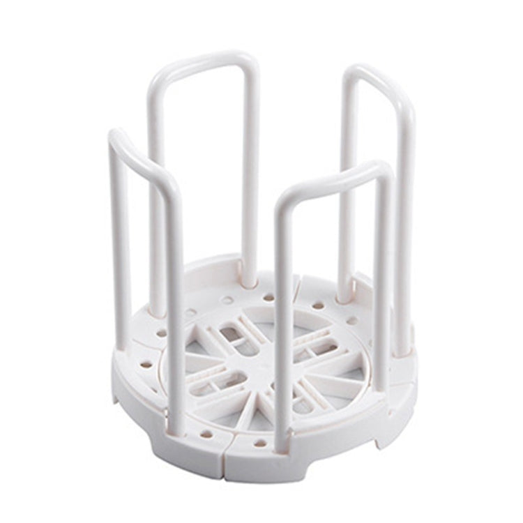 2 PCS Retractable Drain Dish Rack Household Detachable Kitchen Bowl Cup Storage Rack