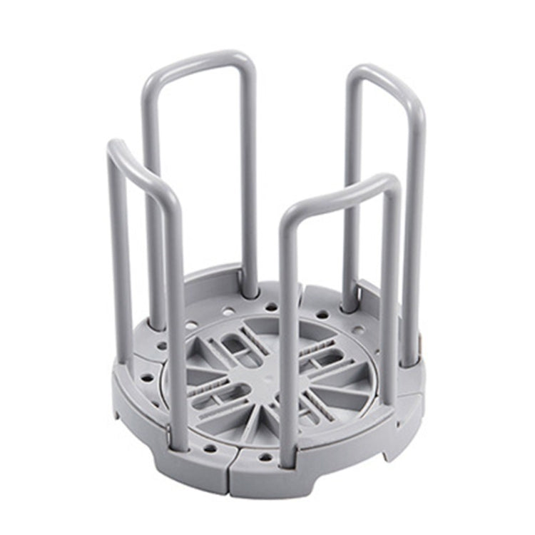 2 PCS Retractable Drain Dish Rack Household Detachable Kitchen Bowl Cup Storage Rack
