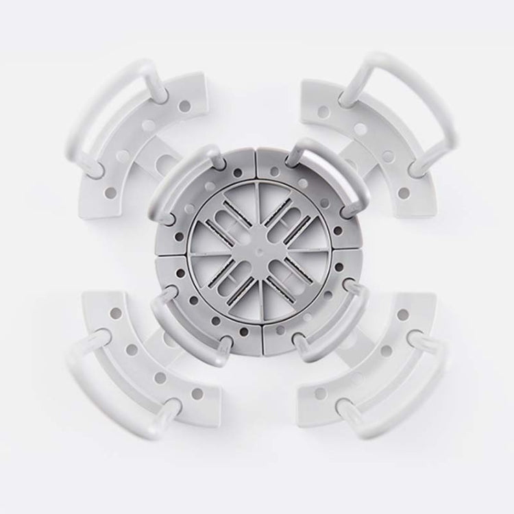 2 PCS Retractable Drain Dish Rack Household Detachable Kitchen Bowl Cup Storage Rack