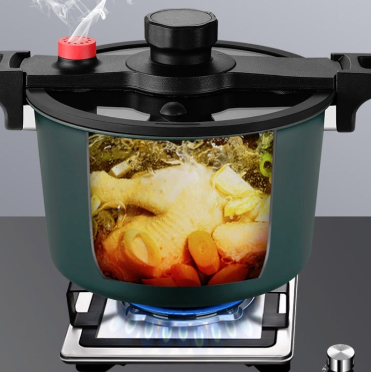 6L Large Capacity Saucepan Non-Stick Pan Micro Pressure Cooker For Induction Cooker, Specification:Iron Pot