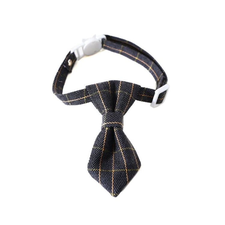 4 PCS Pet Sub-Bow Tie Adjustable Cat Dog Collar Accessories, Style:Tie, Size:S 17-32cm