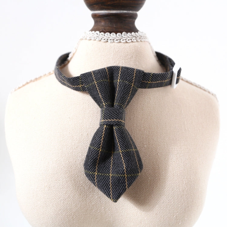 4 PCS Pet Sub-Bow Tie Adjustable Cat Dog Collar Accessories, Style:Tie, Size:S 17-32cm
