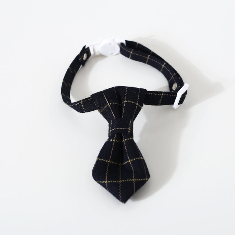 4 PCS Pet Sub-Bow Tie Adjustable Cat Dog Collar Accessories, Style:Tie, Size:S 17-32cm