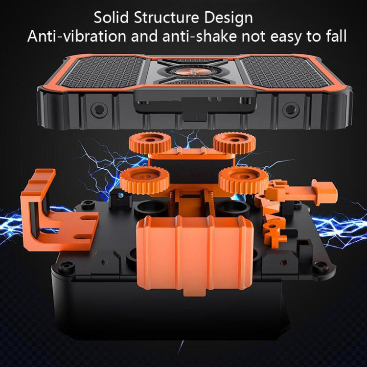 Motorcycle Bracket Electric Bicycle Riding Mobile Phone Bracket Takeaway Rider Navigation Shockproof Bracket, Style:Handlebar Installation