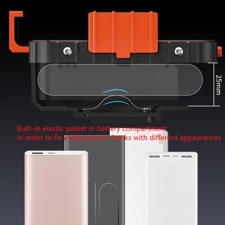 Motorcycle Bracket Electric Bicycle Riding Mobile Phone Bracket Takeaway Rider Navigation Shockproof Bracket, Style:Handlebar Installation