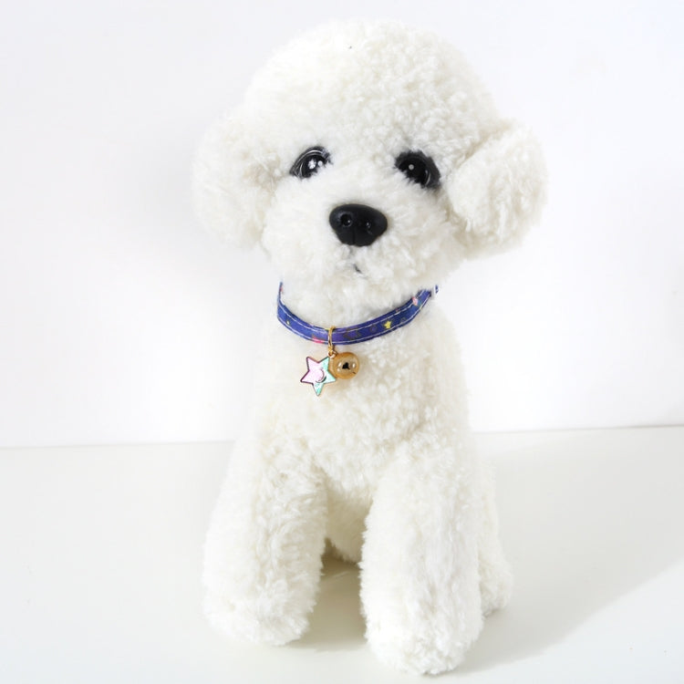 4 PCS Adjustable Cat Dog Rabbit Safety Buckle Collar Pet Accessories, Size:S 17-32cm, Style:Star