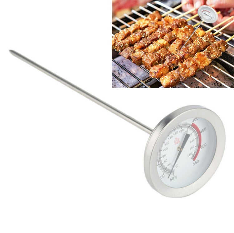 2 PCS Stainless Steel Oil Temperature Thermometer Barbecue Thermometer