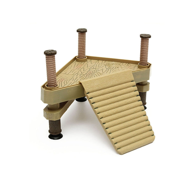 Turtle Basking Platform Floating Island Climbing Turtle Tank, Size:S