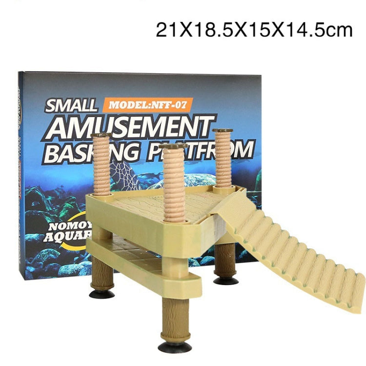 Turtle Basking Platform Floating Island Climbing Turtle Tank, Size:S