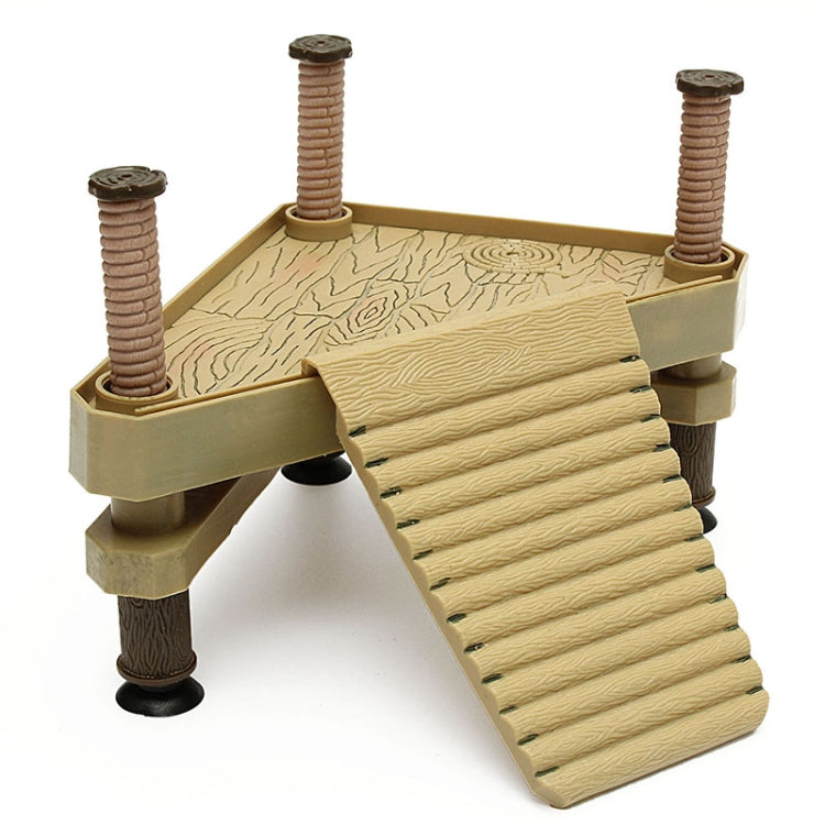 Turtle Basking Platform Floating Island Climbing Turtle Tank, Size:L