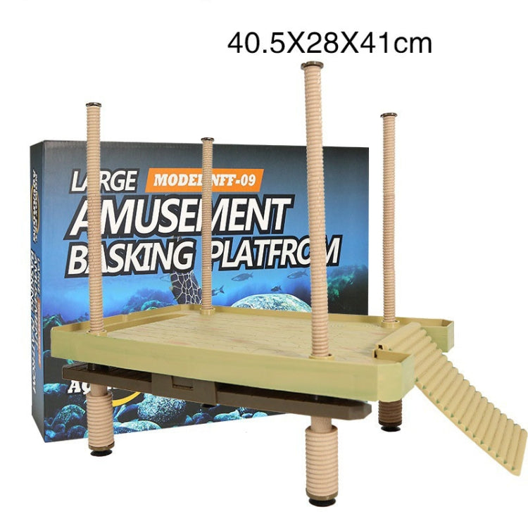 Turtle Basking Platform Floating Island Climbing Turtle Tank, Size:L