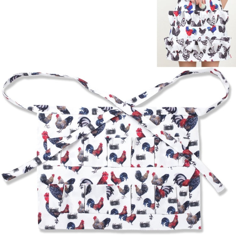 5 PCS  Egg Collection Skirt Multi-Pocket Egg Apron, Size:M