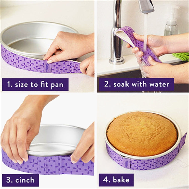 3 PCS Cake Pan Protection Bandage Cloth Strip Anti-Deformation Baking Tools