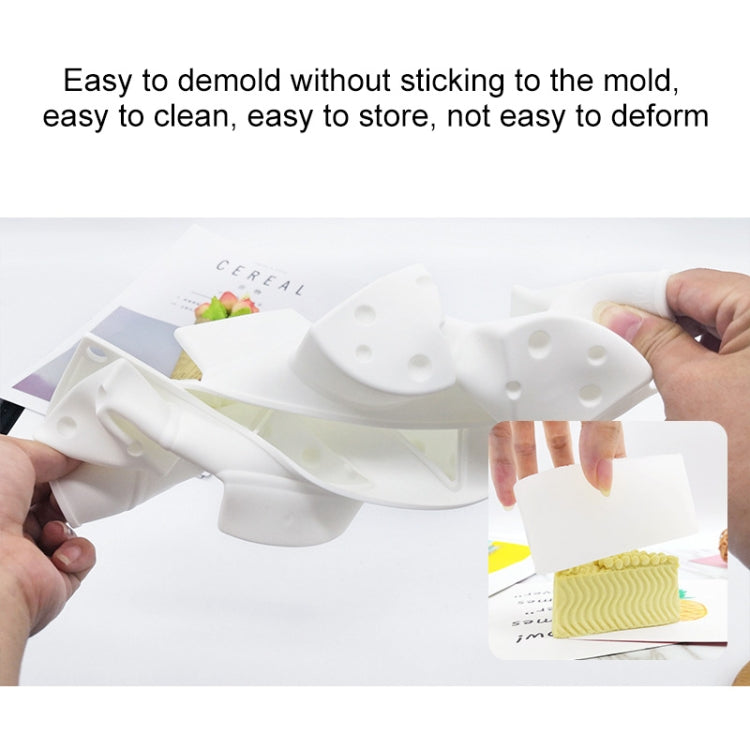DIY Brushed Cheese Cake Handmade Soap Scented Candle Silicone Mold, Specification: 8 Medium Cheese