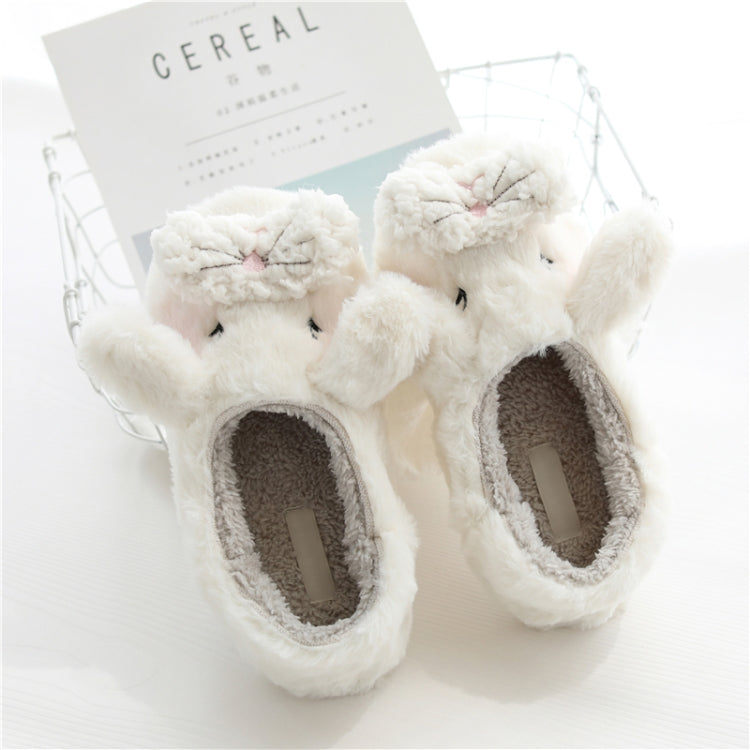 Autumn And Winter Indoor Cartoon Warm Cotton Slippers, Size: M(37-38)