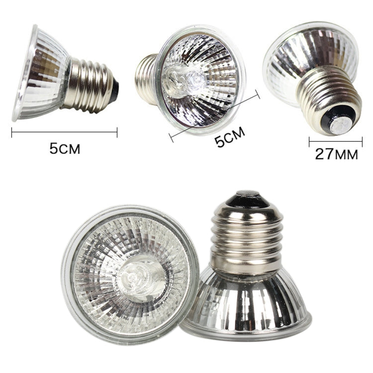 UVA+UVB Full Spectrum Solar Reptile Lamp Lizard Light Turtle Basking Lamp, Specification: 25W