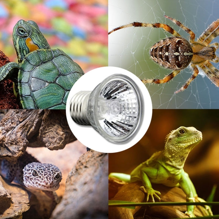 UVA+UVB Full Spectrum Solar Reptile Lamp Lizard Light Turtle Basking Lamp, Specification: 50W