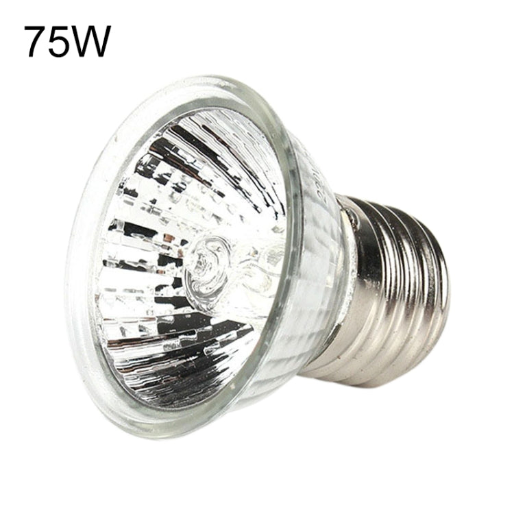 UVA+UVB Full Spectrum Solar Reptile Lamp Lizard Light Turtle Basking Lamp, Specification: 75W