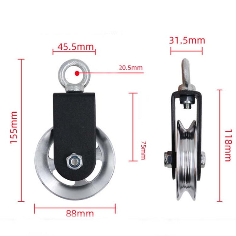 Homemade Fitness Equipment Home High Pull-Down Training Equipment Rally Triceps, Specification: 2.0cm Bell Plate Tray Set 4