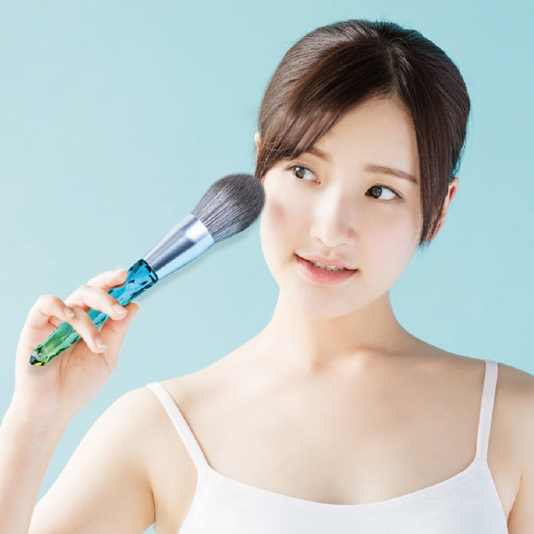 Makeup Brush Corn Silk Fiber Hair Can Washing Makeup Brush, Style:Green Loose Powder Brush