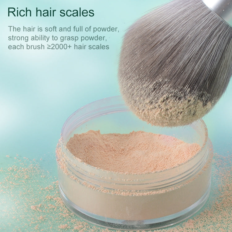 Makeup Brush Corn Silk Fiber Hair Can Washing Makeup Brush, Style:5 PCS Green Eye Shadow Brush