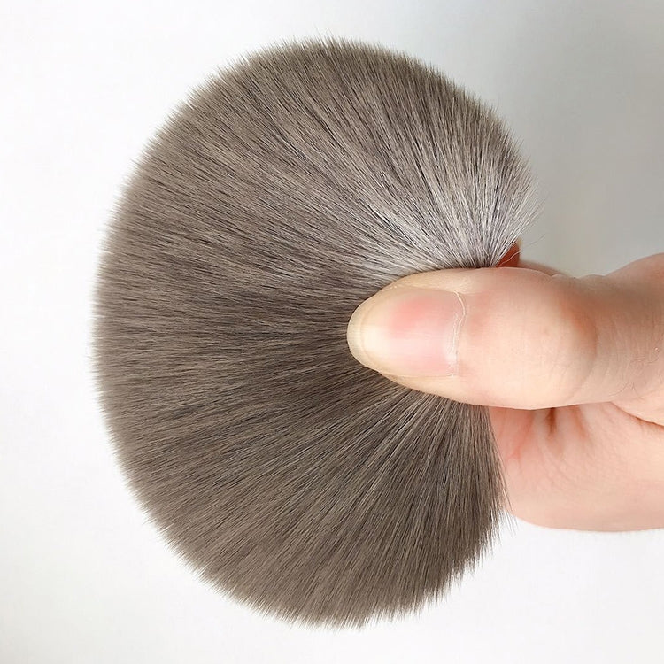 Makeup Brush Corn Silk Fiber Hair Can Washing Makeup Brush, Style:Loose Powder Brush+5 PCS Eye Shadow Brush+Bag