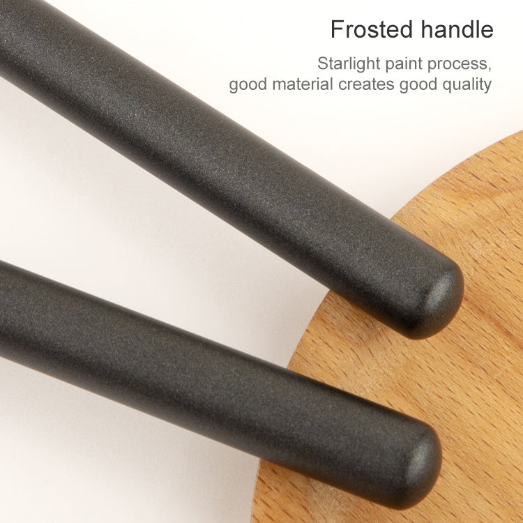 4 PCS Fiber Hair Makeup Brush Wooden Handle Foundation Brush, Style:170 Diagonal Foundation Brush