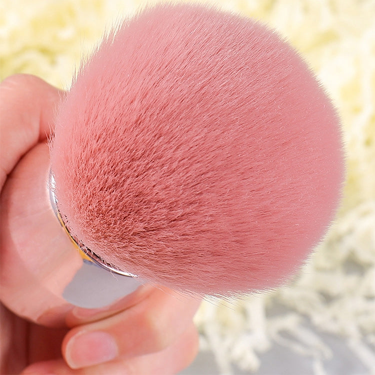 2 PCS Loose Powder Brush Mushroom Head Makeup Brush Set Makeup Powder Brush Soft Hair Blush Brush