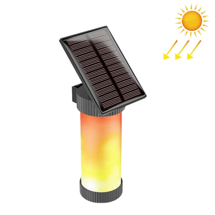 Solar Garden Wall-mounted Flame Light 102LED Dynamic Simulation Torch Landscape Lamp