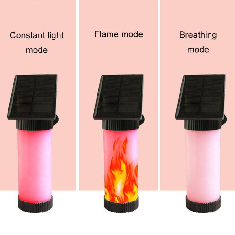 Solar Garden Wall-mounted Flame Light 102LED Dynamic Simulation Torch Landscape Lamp