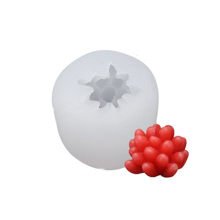 SX-ZW-138 Fleshy Three-Dimensional Candle Silicone Mold DIY Handmade Soap Aromatherapy Epoxy Mold