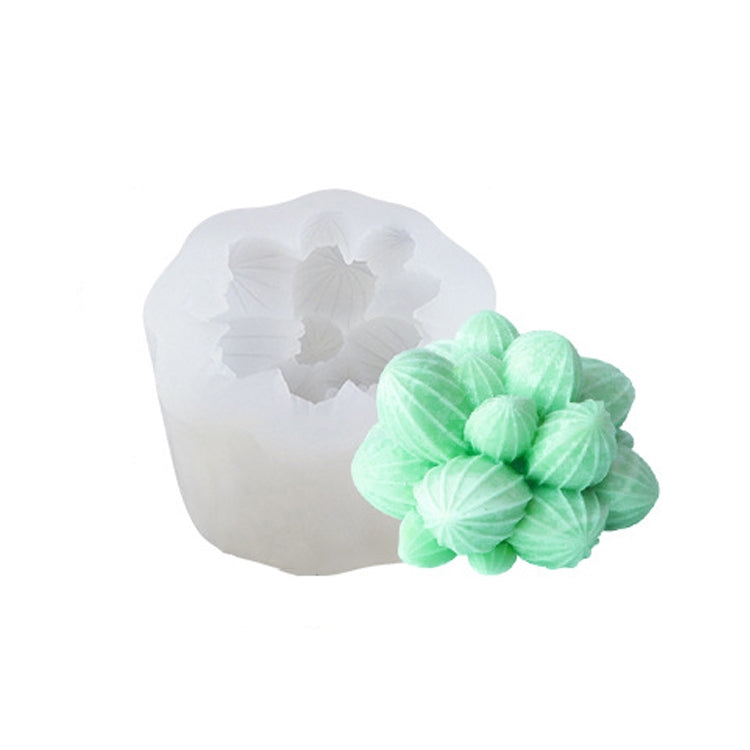 SX-ZW-186 Fleshy Three-Dimensional Candle Silicone Mold DIY Handmade Soap Aromatherapy Epoxy Mold