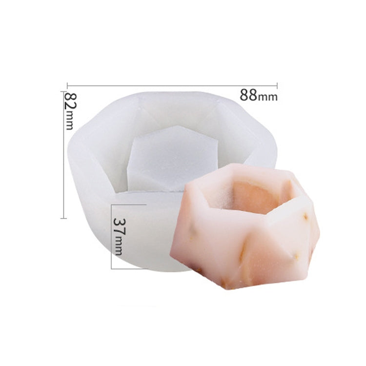 SX-ZW-188 Fleshy Three-Dimensional Candle Silicone Mold DIY Handmade Soap Aromatherapy Epoxy Mold